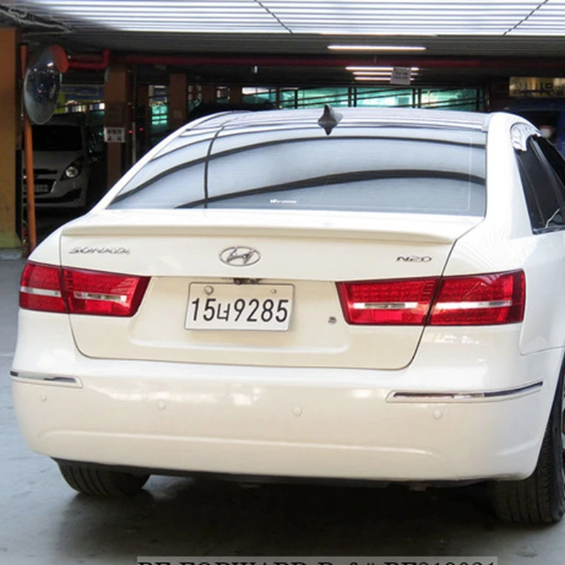 Для hyundai Sonata спойлер 2005-2010 ABS Материал заднее крыло праймер цвет задний спойлер для hyundai Sonata 7 спойлер