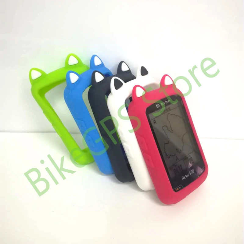 Rider 310 330 530 велосипедный Компьютер Силиконовый чехол мультяшный резиновый защитный чехол+ ЖК-экран протектор(для Bryton 310 330 530