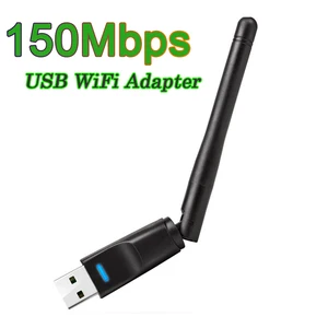 Новый 150 Мбитс 2,4G USB WiFi адаптер, мини беспроводной WiFi ключ сетевая карта USB Ethernet WiFi приемник внешний WLAN Wi-Fi адаптер