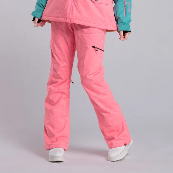 Женские лыжные штаны Gsou водонепроницаемые утолщенные льняные | Спорт и