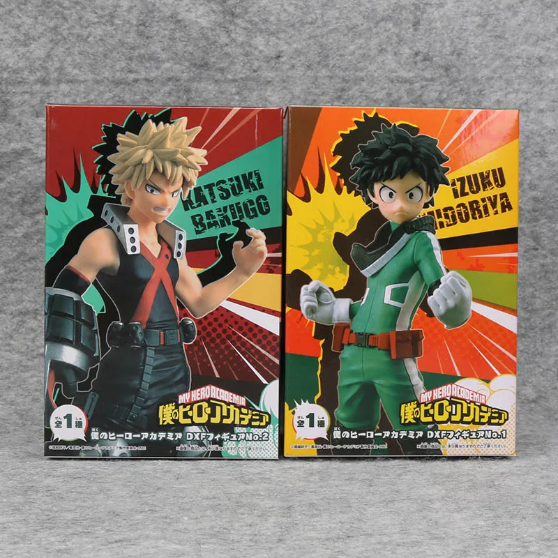 2pcs box Мой герой Academy DXF фигурка мидория изуку Bakugou катсуки боку Nendoroid no Hero Academy#705#686 Коллекционная модель игрушки - Цвет: 2pcs box