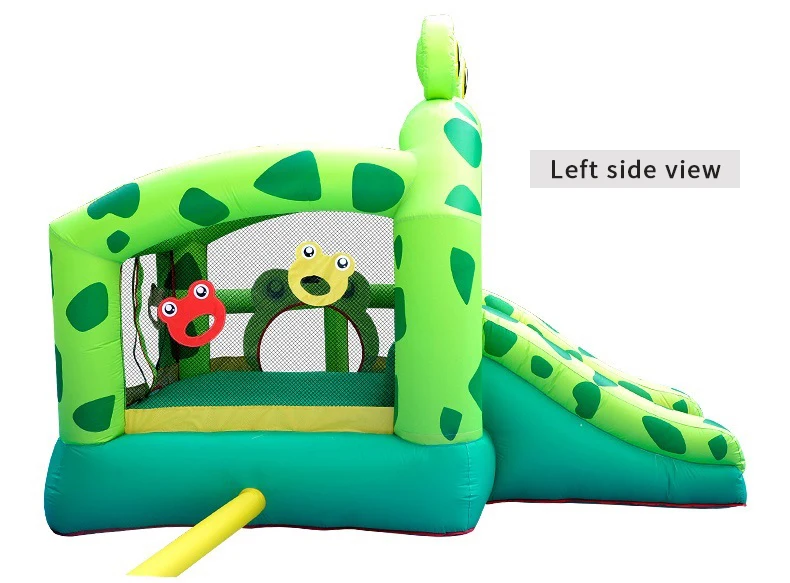 Лидер продаж Маленький милый надувной батут прыгающий замок с горкой и