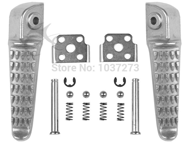 Задние подножки для Kawasaki ZX10R ZX 10R 2004 2005 серебристые|bracket plate|bracket holderpeg toys |