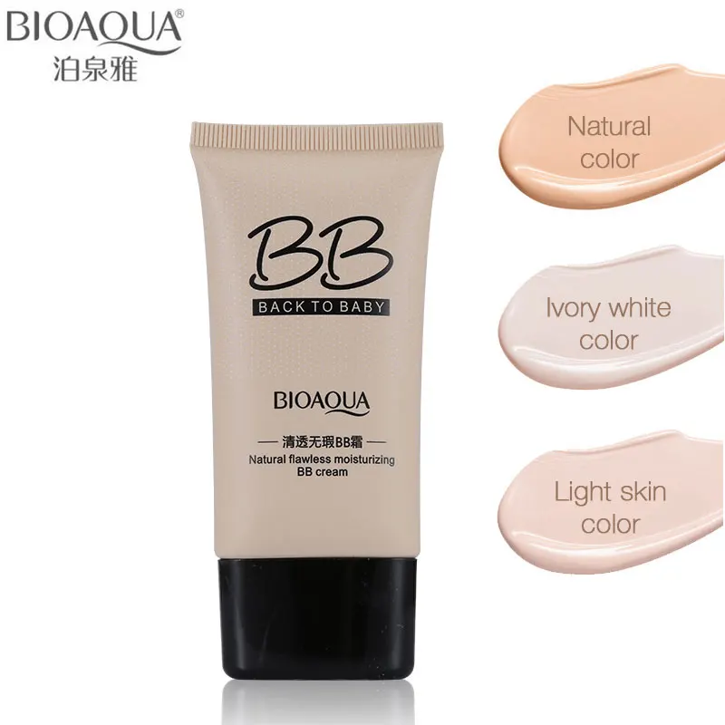 BIOAQUA бренд 3 цвета натуральный безупречный BB крем макияж консилер контроль масла УВЛАЖНЯЮЩАЯ основа для макияжа Косметика 40 мл