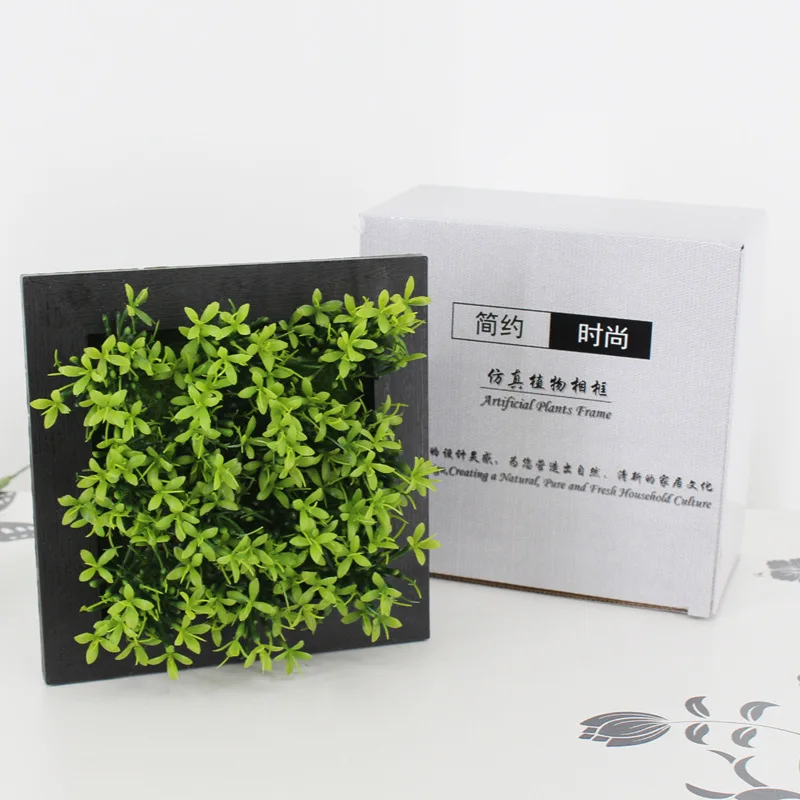 Искусственное 3D растение креативные суккуленты имитация дерева фоторамка