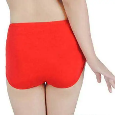 LaurieShop Bamboo Fiber Solid Color Women Panties |