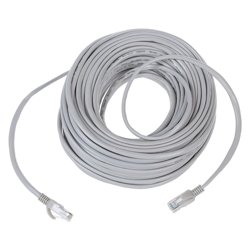 Ethernet кабель CAT5e 100 футов серый (LAN hardware) EIA568 патч RJ45/RJ45 'серый для 10 Base T T| |