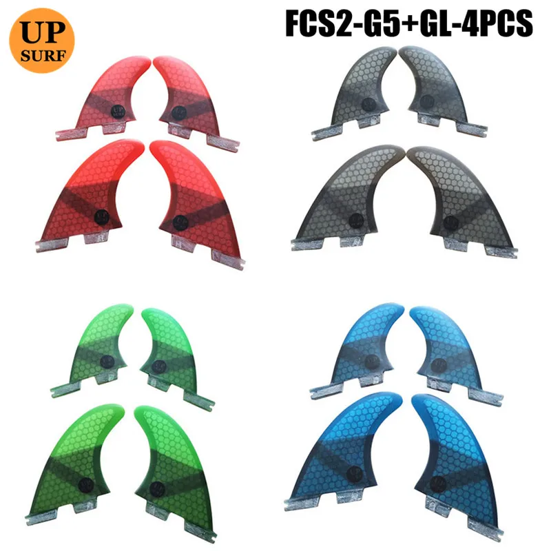 Fcs2 g5/gl quad fin наборы для серфинга плавники stand up fcs 2 водные виды спорта fcs ii плавники quilla surf stand up paddle fin