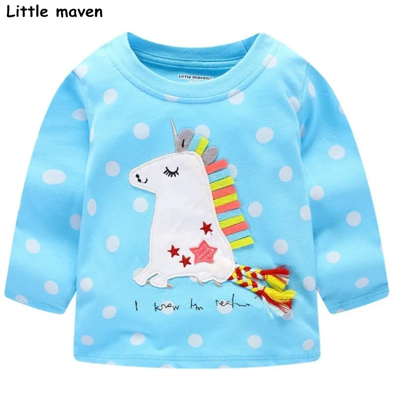 Little Maven/детская брендовая детская одежда для девочек 2017 Новинка осени хлопок