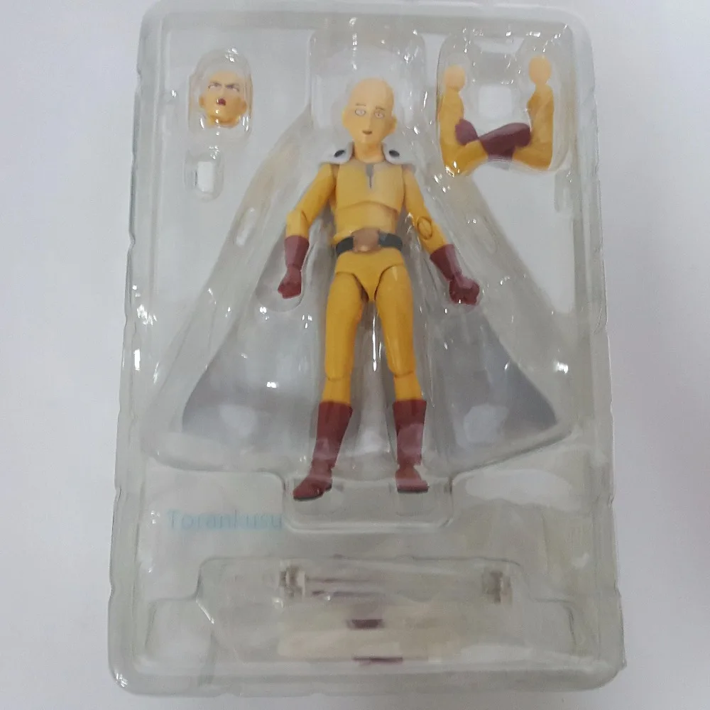 ONE PUNCH MAN Figma Saitama Sensei PVC Action Figures 160mm Anime PUNCH-MAN Collectible Model Toy | Игрушки и хобби