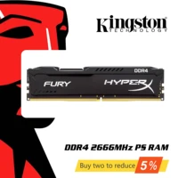 original kingston hyperx fury 4gb 8gb 16gb desktop game ram memory ddr4 2666mhz cl16 dimm 288 pin internal memoria for gaming