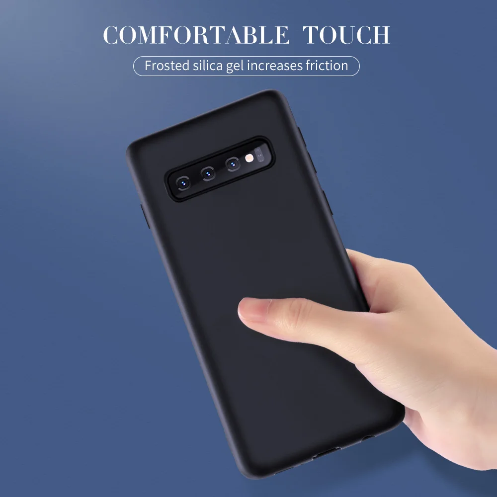 Матовый Мягкий чехол из ТПУ для Samsung S7 Edge S8 S9 S10 S10e S6 простые Чехлы A5 A7 A9 J4 J7 Capa Coque