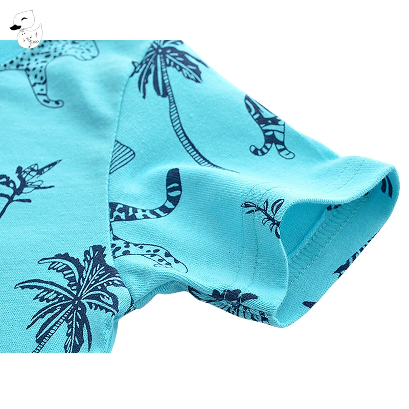 Комплект для мальчиков BINIDUCKLING из 2 предметов летние шорты одежда мультяшная