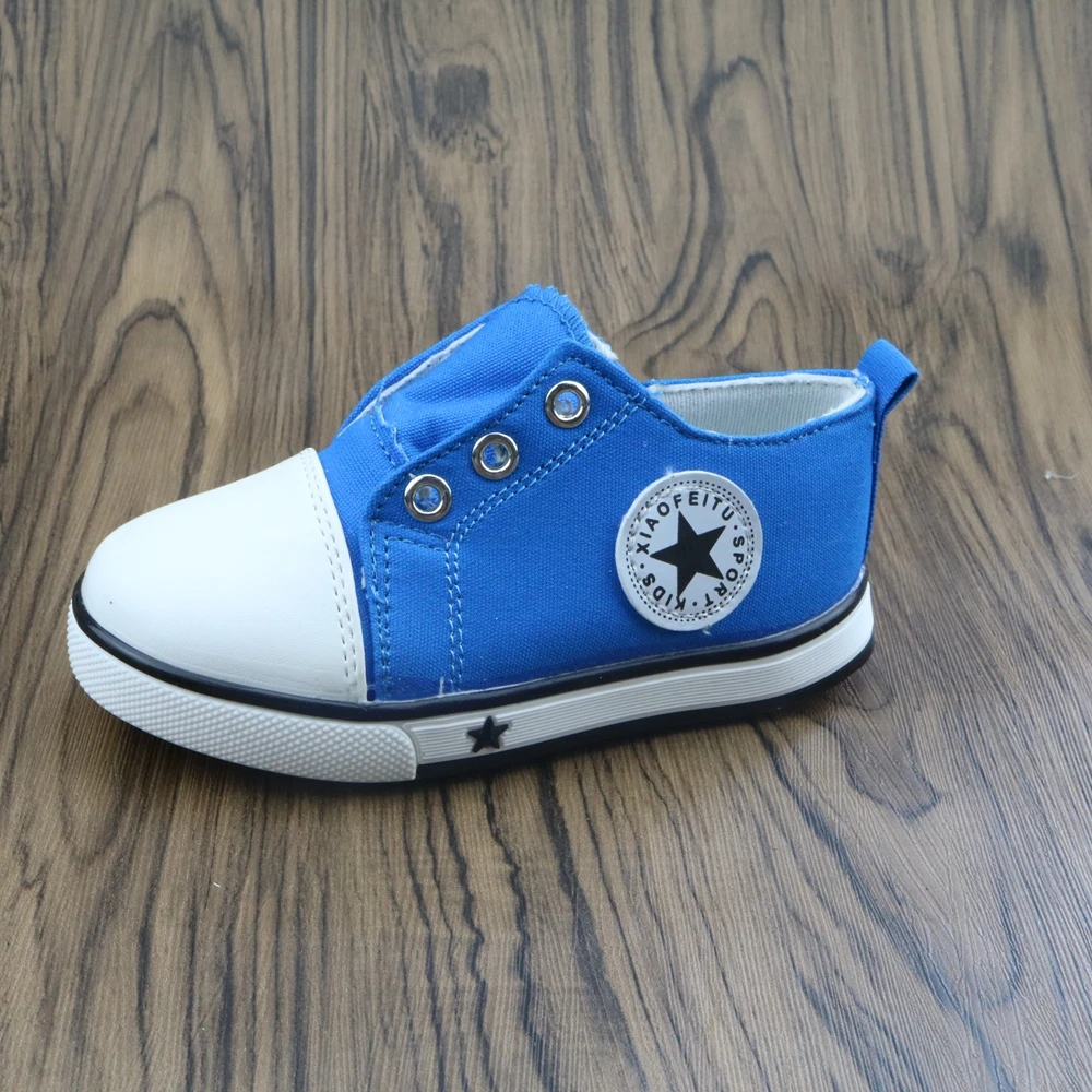 Кеды JUSTSL для мальчиков и девочек повседневные холщовые кроссовки на плоской