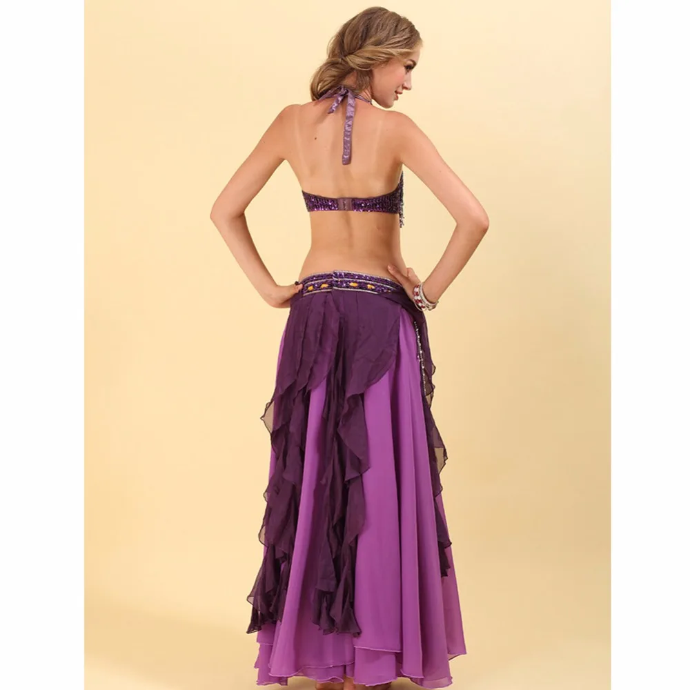 2018 New 3pcs/set Belly Dance Costume Womens Dancing Sets Tribal Bollywood Indian Dress Bellydance | Тематическая одежда и