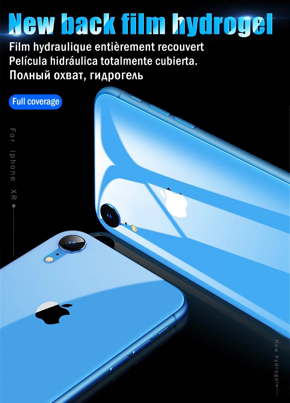 20D изогнутая задняя защитная Гидрогелевая пленка для iphone 8 7 plus xs max x xr Защитная пленка для экрана iphone 6s 6 plus полная прозрачная