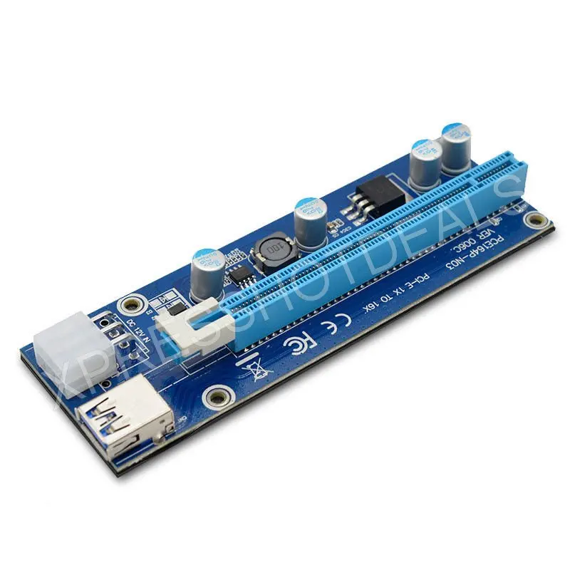 PCI E Express USB 3 0 6 шт. оптовая продажа 1 16x удлинитель адаптер для переходных карт SATA 15pin