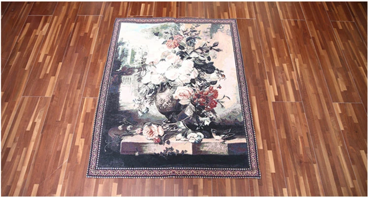 80x100 см жаккардовый хлопковый настенный гобелен настенный ковер бельгийский художественный Гобеленовые ковры марокканский домашний декор