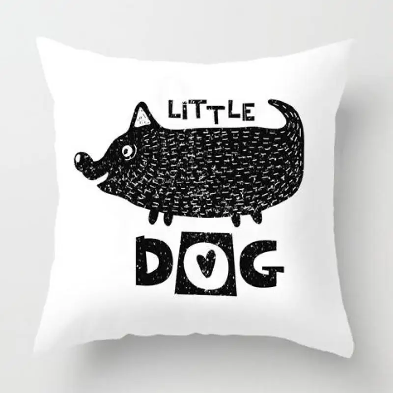 Подушка в виде маленькой лисы милый единорога медведя кошки собаки волка