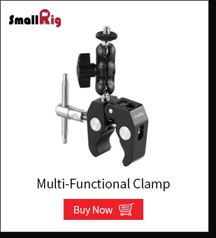SmallRig 2 шт. DSLR камера Rig светильник вес мини шаровая Головка с 1/4 резьбой для видеомонитора, светодиодный светильник поддержка 2158