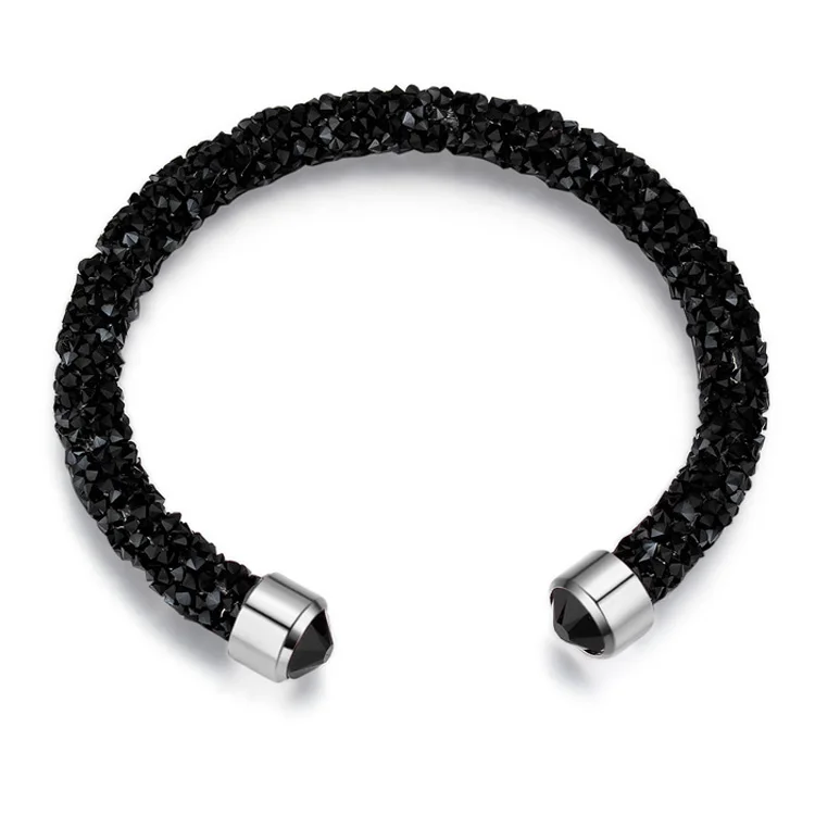 Блестящий браслет-цепочка с кристаллами от SWAROVSKI, браслет для женщин, ювелирное изделие, Pulseira Feminin, подарок на день матери