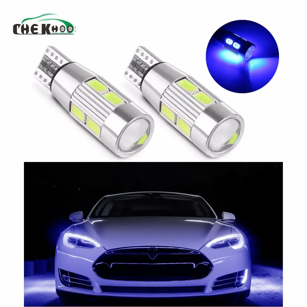 

2/4/10pcs Car Styling Car Auto Led T10 Canbus 194 W5W 10 SMD 5630 Led Light Bulb No Error Led Light Parking Led Car Side Light