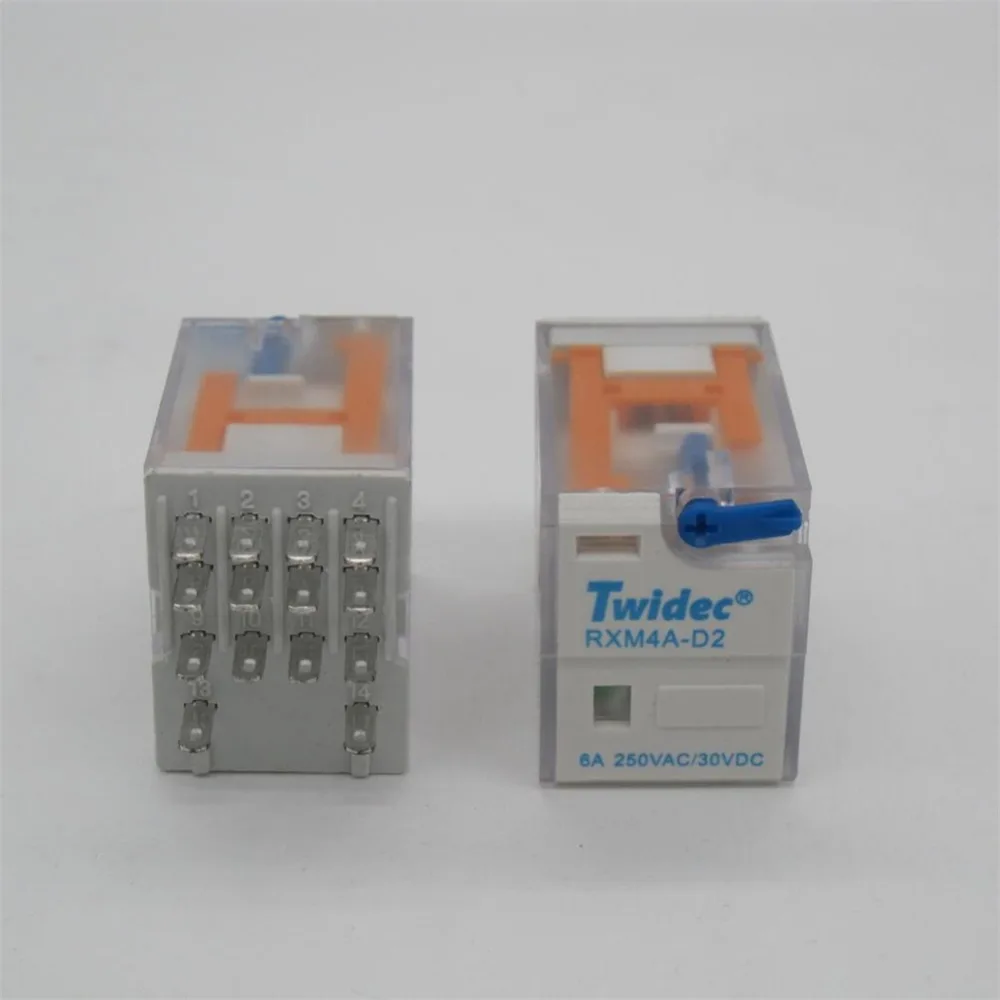 Высокое качество электромагнитное реле 24V DC катушка 4PDT питания MY4NJ HH54P-L 14 Pin w микро