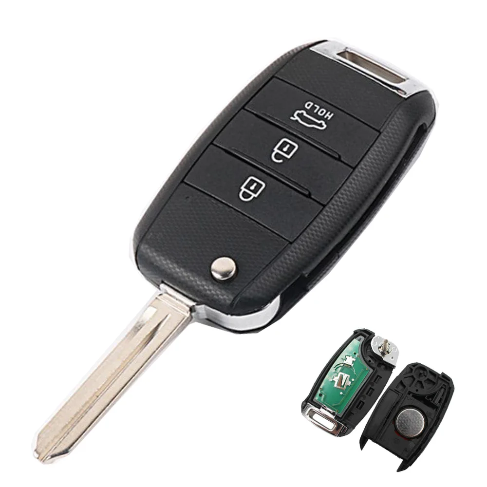 Ключ дистанционного управления OkeyTech для Kia K3 складной 3 кнопки 433 МГц с 70