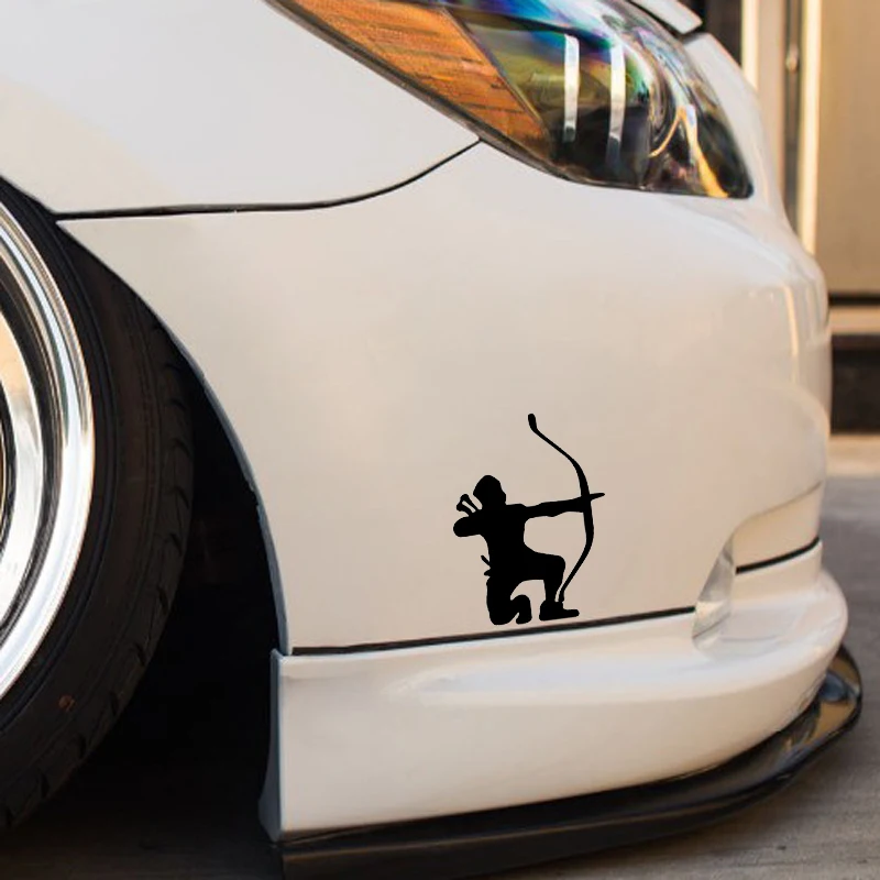 QYPF 10 4*13 9 см забавная стрельба из лука Охота Спорт Фитнес Декор автомобиля стикер