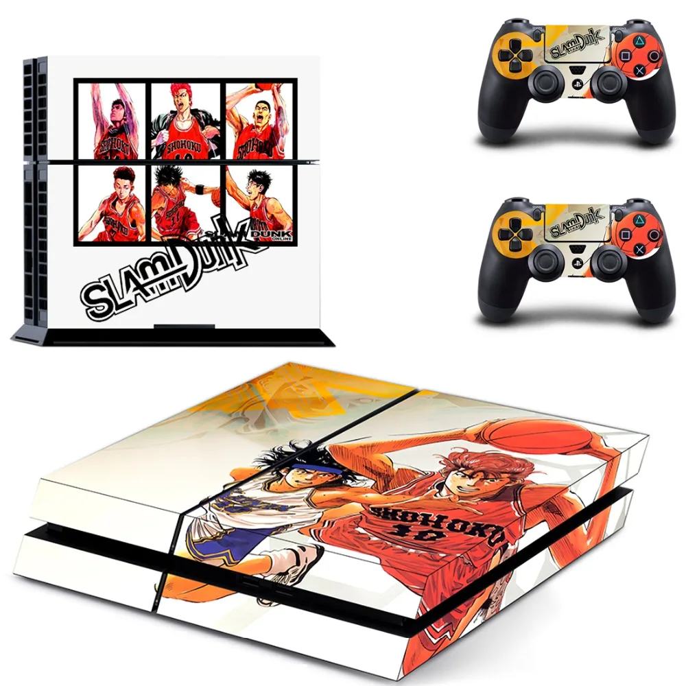 SLAM DUN Play Station4 ps4 наклейка для кожи Sony наклейки консоль и 2 контроллера Скины