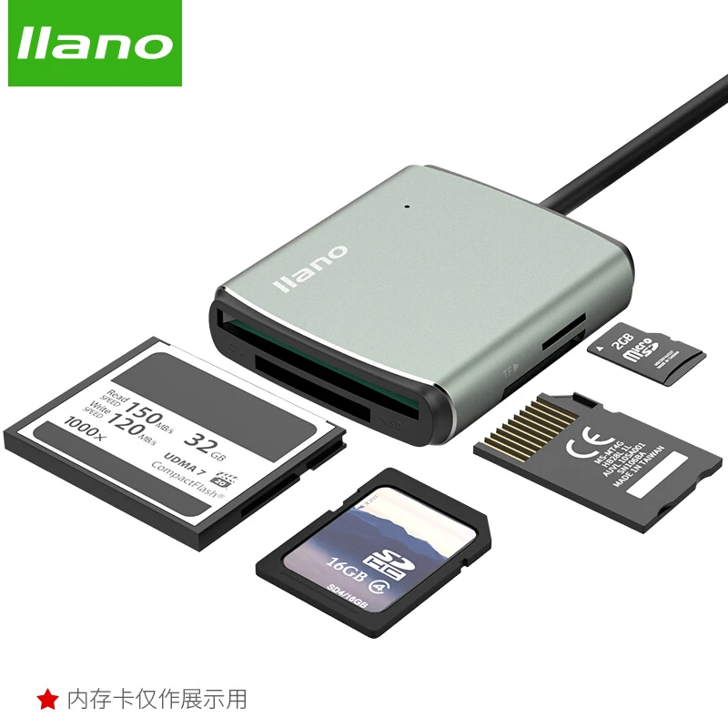 Llano 4 в 1 USB 3 0 устройство для чтения смарт карт флэш памяти TF/SD/MS/CF карты micro SD usb