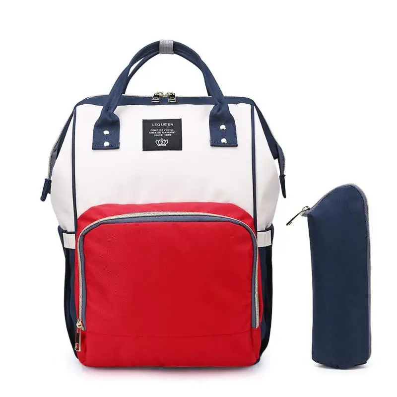 Lequeen Пеленки сумки Мумия большой емкости путешествия рюкзак Многофункциональный водонепроницаемая сумка для подгузников bolsa maternid