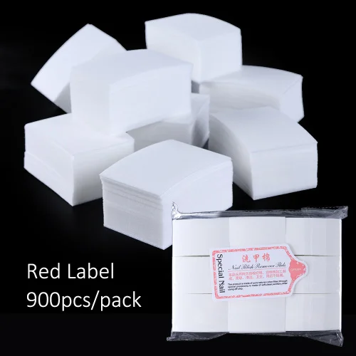 Red Label STZ 900 шт./упак. Гель-лак для снятия лака безворсовые салфетки для маникюра для удаления гелевого Лаки ногтей салфетки хлопка очиститель инструменты#957 - Цвет: Red Label
