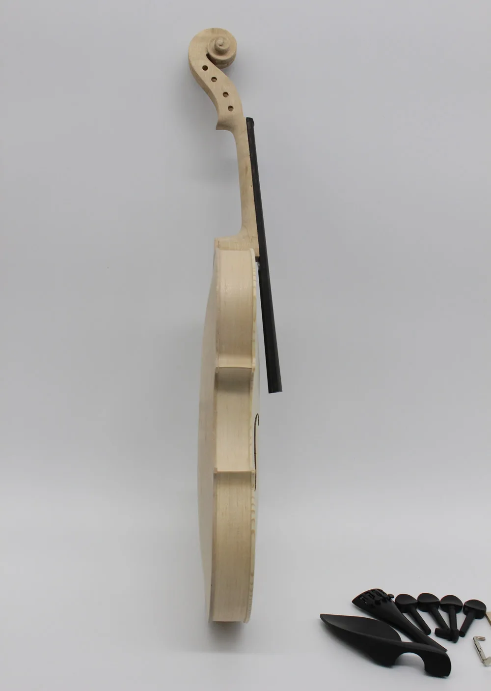 Необработанная белая скрипка на выбор 10 лет натуральный сушеный кленовый верх из