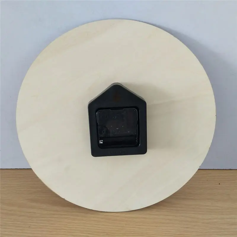 Cartoon Animal Wooden Wall Clock For Living Room Printed Circular Single Face Needle Separates Watch Decor 11 Inch | Дом и сад