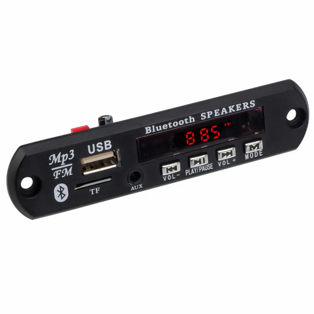 12 В Bluetooth MP3 WMA FM AUX декодер плата аудио модуль TF SD карта USB радио|FM-трансмиттеры| |