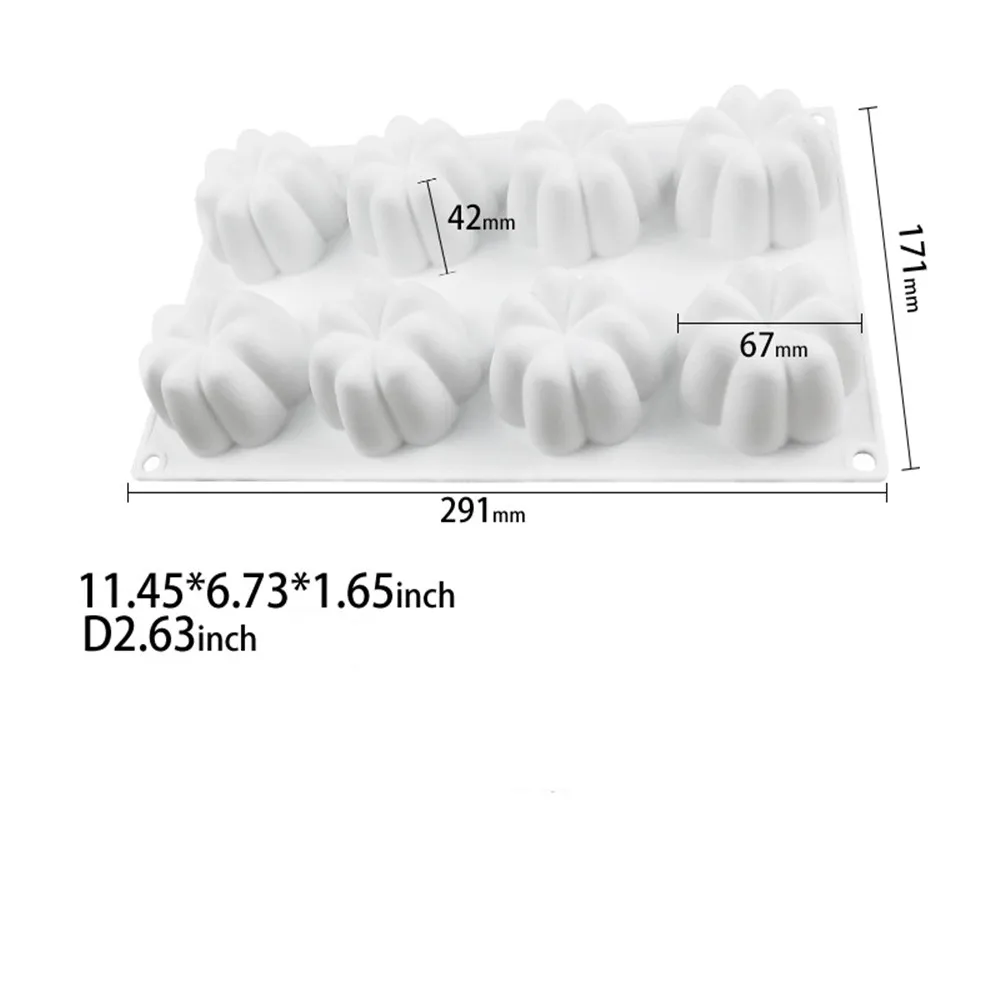 8 отверстий маленькие силиконовые формы для шоколада мороженого | Дом и сад