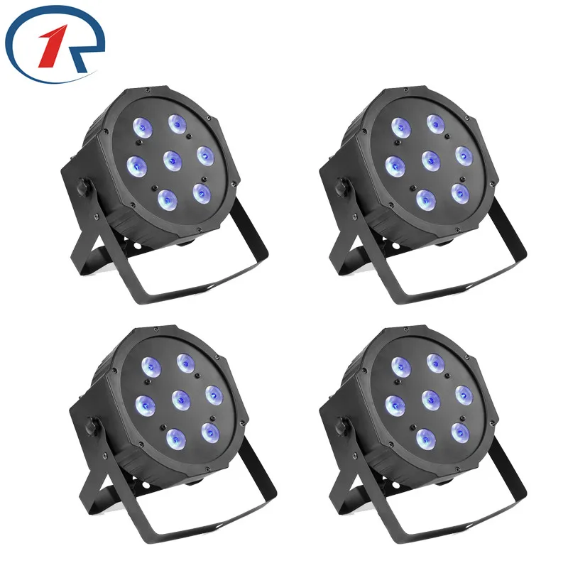 ZjRight 4 шт./лот Высокая мощность 70 Вт Светодиодный светильник с паром s DMX512 большой