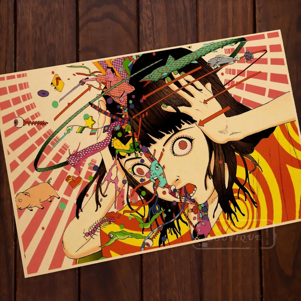 Shintaro Kago Комикс Супер Проводящие мозги поп классические винтажные Ретро