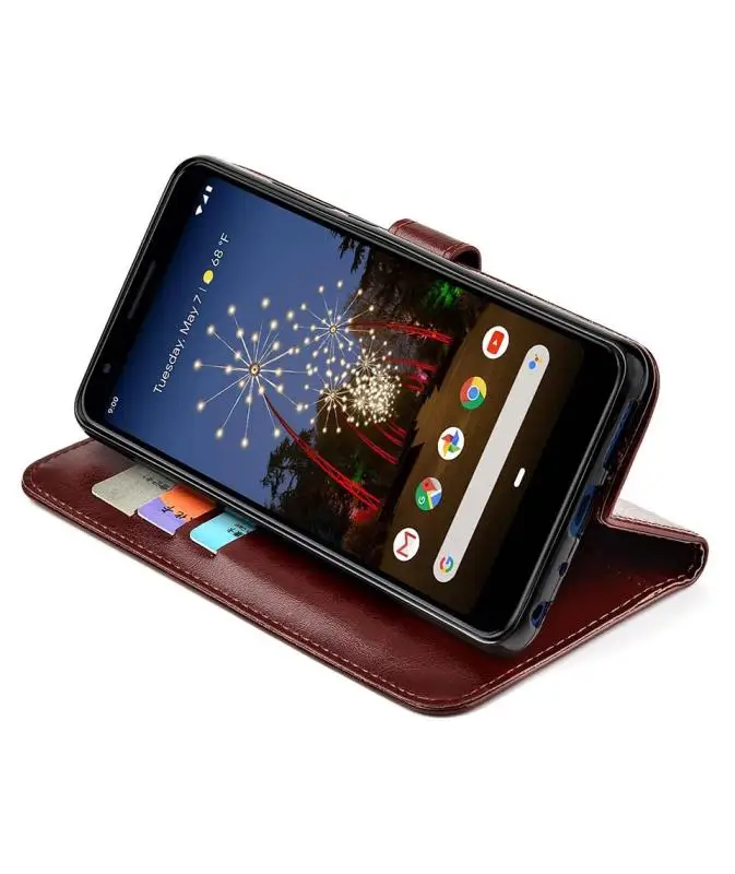 Luxury Flip Leather Case on For Google Pixel 3a XL back cover phone | Мобильные телефоны и аксессуары