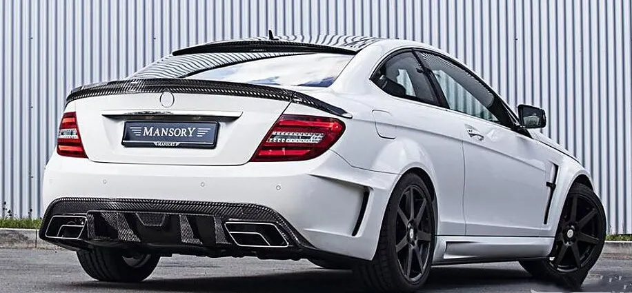 Спойлер для Benz W204 4-дверный седан C63 C180 C200 C260 спойлер хвостового крыла из