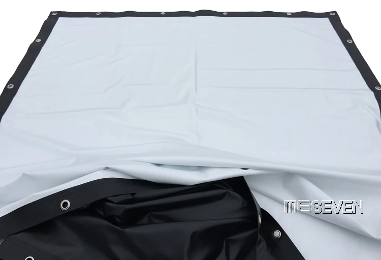 150 inches 16:9 Foldable PVC Soft White-Black Home Cinema Curtain Screen with Holes for Any 3D DLP Projectors | Электроника