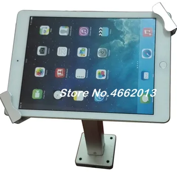 Universal tablet wall mounting holder anti-theft desktop mount bracket lock holder display stand for 9.7-12.9 iPad Samsung ASUS