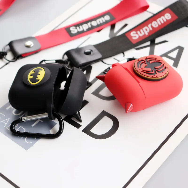 Super heroes строка для гарнитура airpods Мягкая силиконовая сумка Универсальный телефон