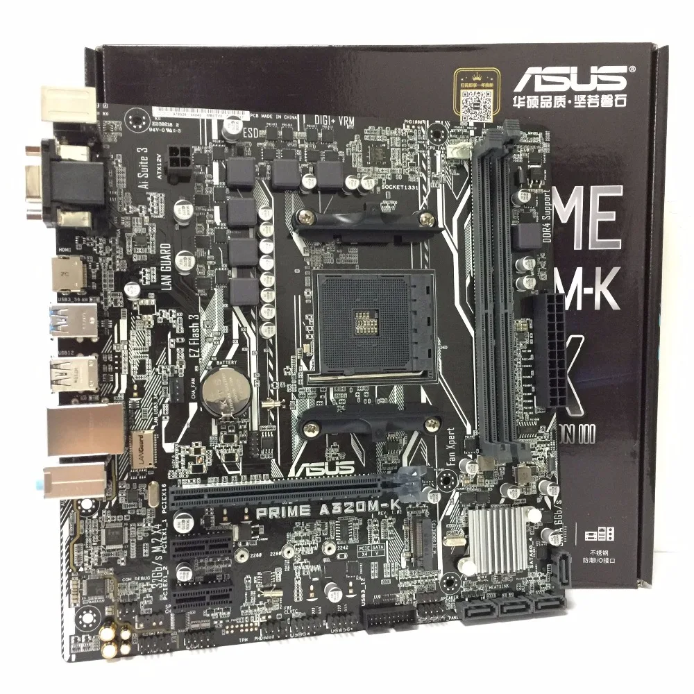 ASUS премьер A320M-K настольных ПК DDR4 AM4 USB 3 0 плат компьютер Материнские платы - купить