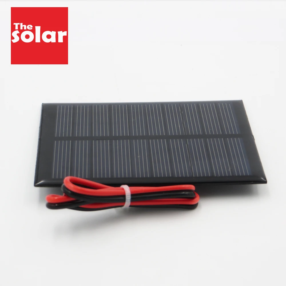 Поликристаллическая солнечная панель на 5 В постоянного тока с удлиненным