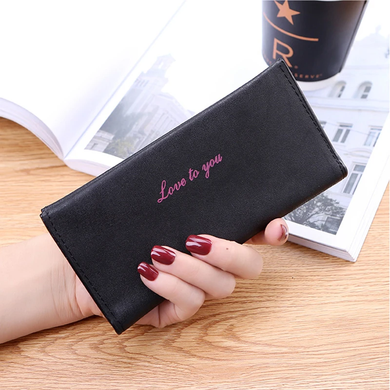 Новые женские кошельки длинный тонкий Ретро кошелек из искусственной кожи