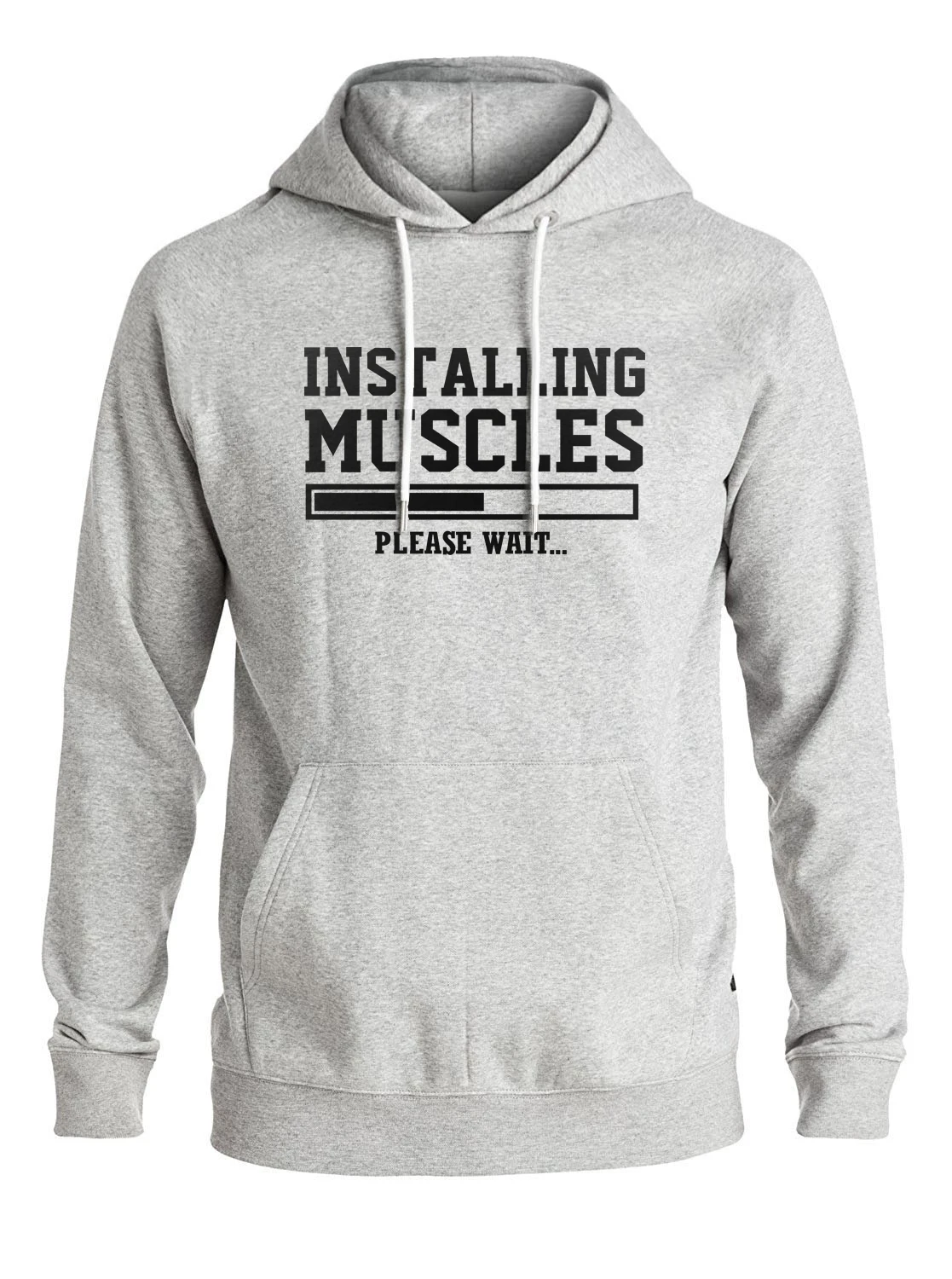 INSTALLING MUSCLES PLEASE WAIT...Print 2019 Spring Winter Fleece Men's Sportswear Hoody For Men Sweatshirt Hoodie Kpop clothing | Мужская