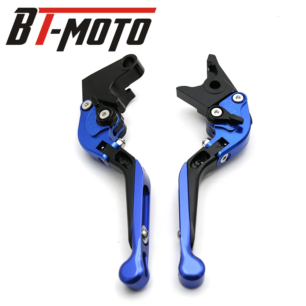 Для YAMAHA FZ6 FAZER 2004-2010 FZ6 FZ 6 R 2009- аксессуары для мотоциклов Складные Выдвижные Тормозные Рычаги Сцепления Логотип FZ6 - Цвет: 1