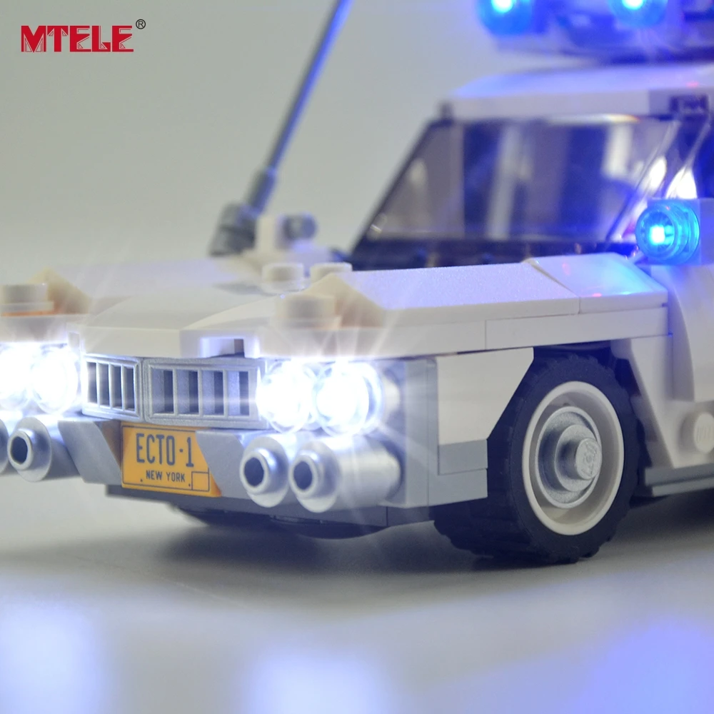 MTELE светодиодный светильник комплект для Ghostbusters Ecto-1 светильник ing набор совместим с 21108(не включает в себя модель